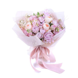 Pink Hyacinth, Rose Bouquet