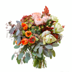 Hydrangea, Rose Bridal Bouquet