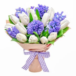 風信子鬱金香花束